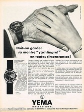 ADVERTISING ADVERTISING 055 1968 YEMA YACHTINGRAF watch
