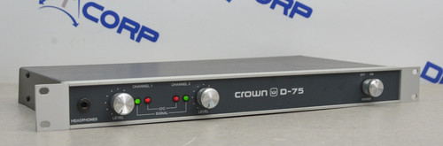 Crown channel stereo - d-75, 2-channel