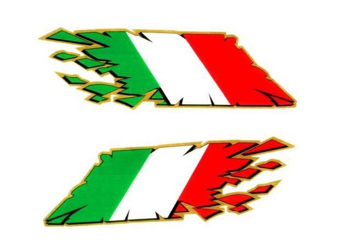 Drapeau italien déchirure - drapeau,
