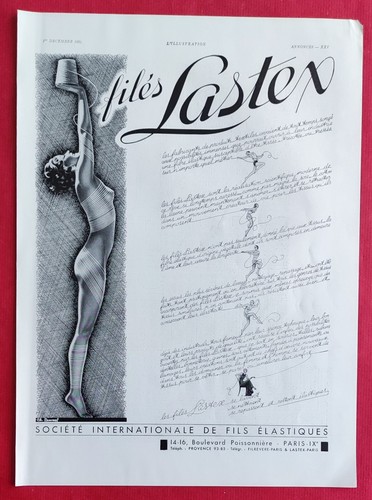 Publicité presse lingerie - presse,