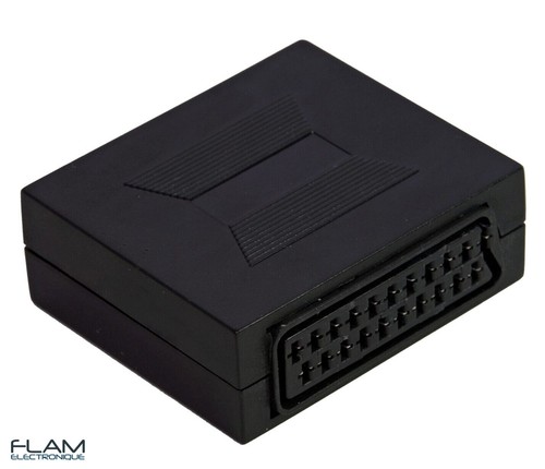 Adaptateur coupleur scart - coupleur,