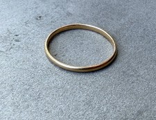 Anneau or rose 18 carats - taille 61 - bague - alliance