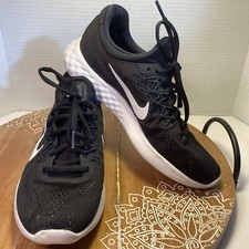 Nike Lunar Skyelux Shoes Women's 8.5 Black White Running Athletic Gym Sneakers