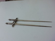 2 HANELETS ANCIENS ARGENT