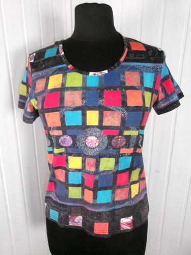 Top shirt coton noir - top,