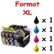 Pack de 4 cartouches d'encre compatible LC3219 XL pour imprimantes Brother MFC J