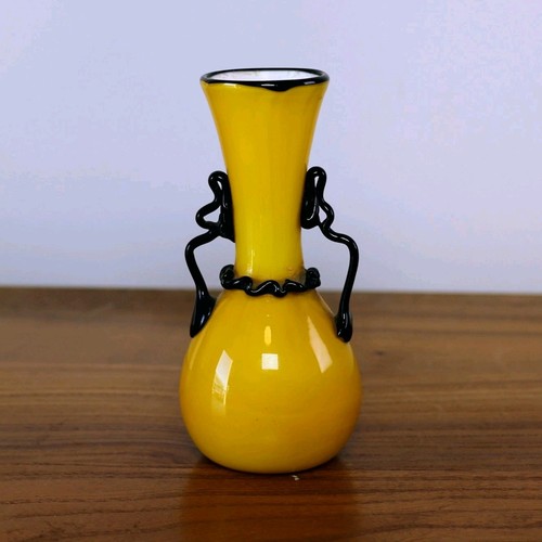 Vase verre jaune de - jaune,