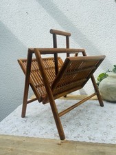 Porte-revues Vintage Pliable en Bambou Magasines Journaux