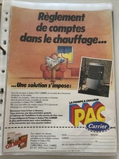 Vintage 1982 Carrier Heat Pump Press Advertising