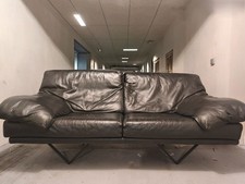 Canapé Durlet Cornélius cuir Haut de gamme Vintage Design Fauteuil Cuir Sofa