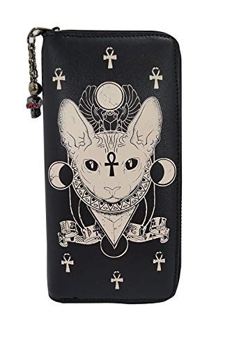 Gothic zip around - gothic, wallet
