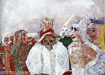 James ensor squelettes entre - james,