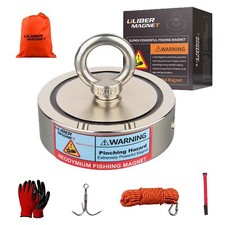 Aimants de pêche double face