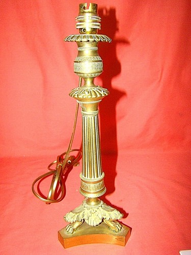 Bougeoir bronze laiton - bougeoir,