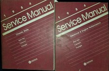 Manuel d'entretien d'atelier Chrysler Dodge FWD Ram Van Caravan Voyager 1984 d'origine