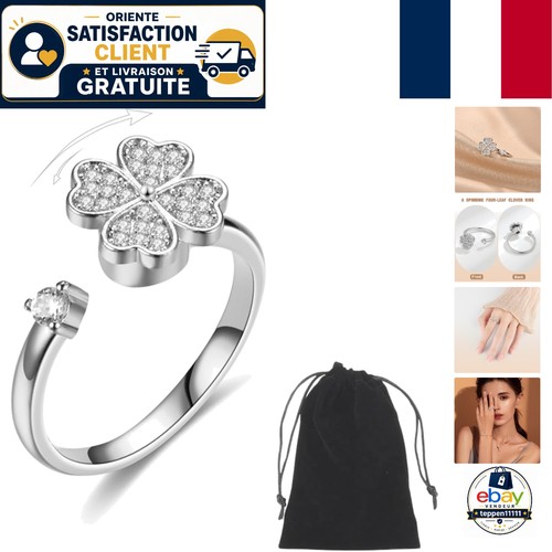 Bague anti stress argent - bague, anti-stress