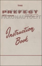 1953-1959 Ford Prefect Propriétaires Instruction Livre Manuel Utilisateur Guide
