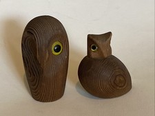 2 x Figurine statuette Bois