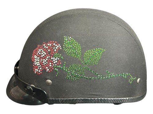Casque moto vespa - noir, À