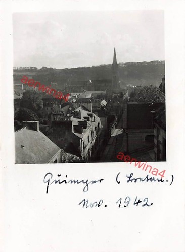 Vue quimper bretagne - vue, 1942