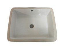 Kohler K-8189-0 Verticyl Évier Rectangulaire Sous Plan Blanc