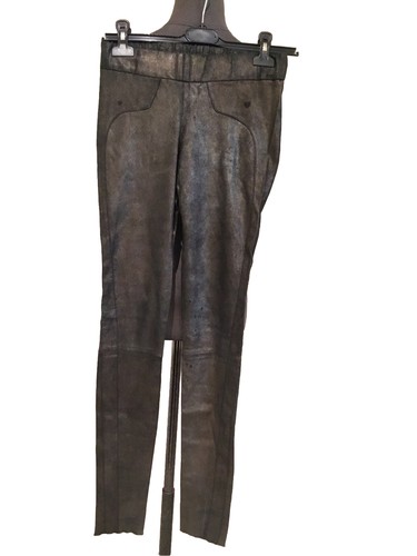 Authentique legging cuir - legging, noir