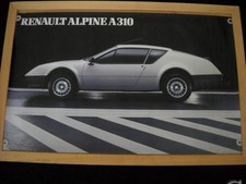 AFFICHE POSTER RENAULT ALPINE