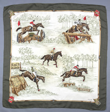 Magnifique foulard vintage  "