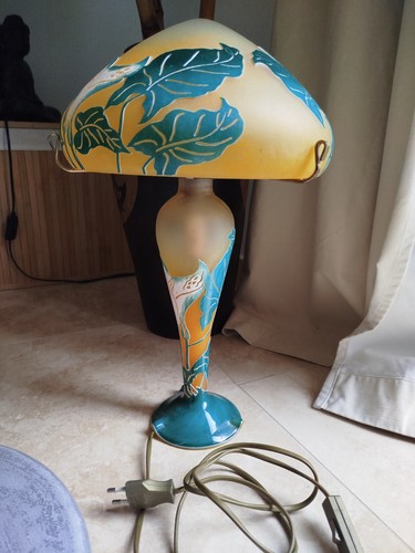 Lampe art déco - , verre