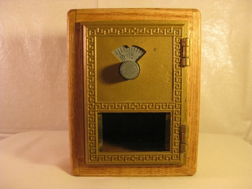 Bank made from old post - from,