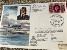 RAF SIGNED FIRST DAY COVER LIMITED EDITION SIGNED AVM WEBSTER AFC.