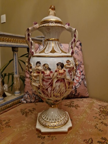 Grand vase porcelaine - vase, en