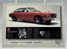 Isuzu 117Coupe PA90 mécanisme voiture collection époque carte à collectionner...
