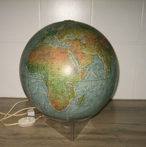 Lampe globe terrestre - lampe,