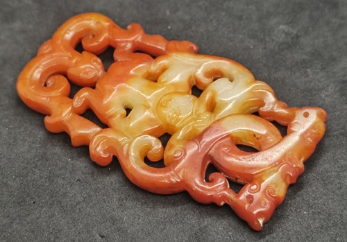Ancienne sculpture dragon - ancienne, «