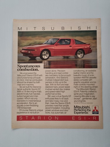 Mitsubishi starion publicité - starion,
