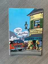 FRANQUIN SPIROU CARTE POSTALE N°44 LES TRÉSORS DE SPIROU 1985 EN EXCELLENT ÉTAT 