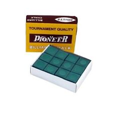 boite de 12 craies de billards vertes Pioneer : craie de billard  americain pool