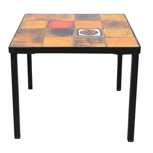 Table basse 1970 carreaux