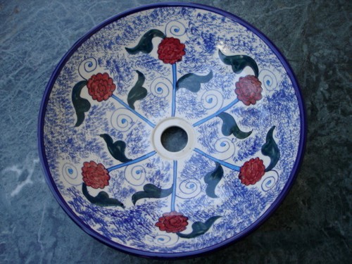 Carnation hand painted ceramic - carnation, hand-painted
