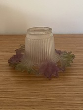 Ancienne tulipe de lampe verre