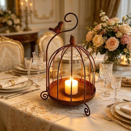 Bougeoir cage oiseaux - bougeoir, à
