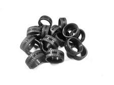 4x tires 1:18 tuning sport tires real rubber 17-22 inch 25-35 mm model car