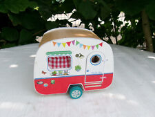 Wooden Caravan MOULIN ROTY Removable Roof 2 Characters 3 Dogs Table Bed