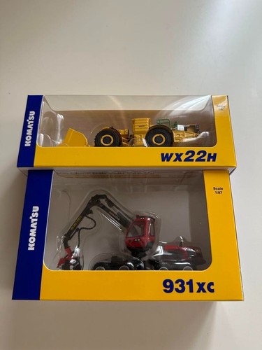 Komatsu scale model harvester - komatsu,