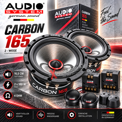 Système audio carbon 165 - système,
