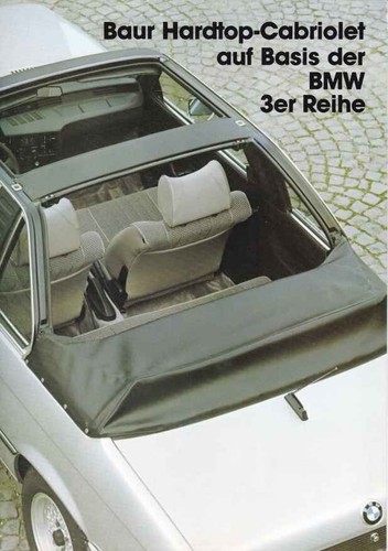 Catalogue brochure baur - catalogue, bmw
