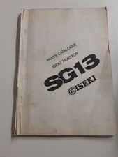 éclaté pièce de tracteur iseki SG13