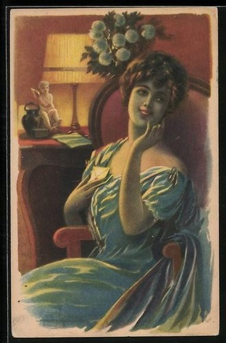 Carte postale artiste - postale, d'artiste
