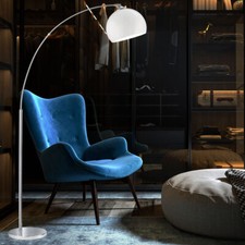 Lampe Sur Pied Arc Chromé